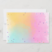 Katzen und Hunde Kitten Welpe Party Pawty Geburtst Einladung (Rückseite)