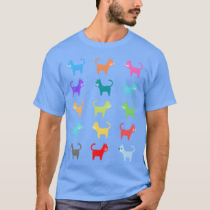 Katzen und Hunde lustig T-Shirt