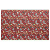 Katzen und Hunde Musterdesign auf Rot Stoff (Fat Quarter (45,7 x 55,9 cm))