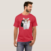 Katzen und Hunde T-Shirt (Vorne ganz)
