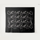 Katzen und Hunde Wandteppich (Vorderseite (Horizontal))