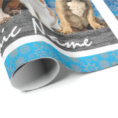 Katzen und Hunde Weihnachten im Veterinärbereich Geschenkpapier (Rolleneckpunkt)