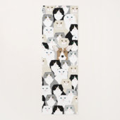 Katzen und Hunde Yogamatte (Rückseite)