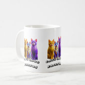 Katzen und Hundefreunde Kaffeetasse (Vorderseite Links)