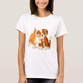 Katzen-und Hundefreunde T-Shirt (Vorderseite)