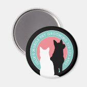 Katzen- und Hundemobile Pet Groomer Magnet (Vorderseite/Rückseite)
