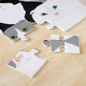 Katzen und Hundepuzzle Puzzle (Seite)