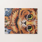 Katzen und ihre Kätzchen Louis Wain Puzzle (Horizontal)