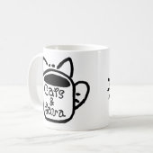 Katzen und Java Black Kaffeetasse (Vorderseite Links)