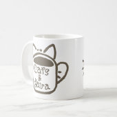 Katzen und Java Brown Kaffeetasse (Vorderseite Links)