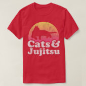 Katzen und Jujitsu Katzen, Männer oder Frauen  T-Shirt (Design vorne)