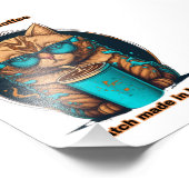 Katzen und Kaffee - ein Paradies aus dem Himmel Fotodruck (Ecke)