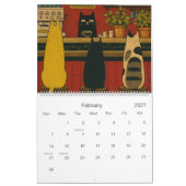 Katzen und Kaffee-Kalender Kalender (Feb 2027)
