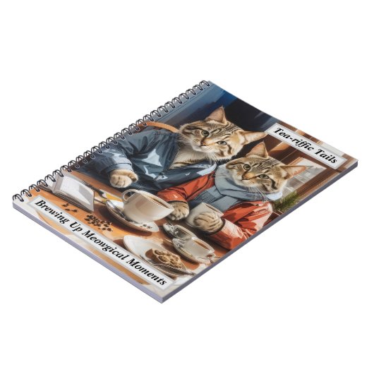 Katzen und Kaffee Notizblock (Linke Seite)