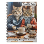 Katzen und Kaffee Notizblock (Vorderseite)