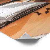 Katzen und Kaffee Poster (Ecke)