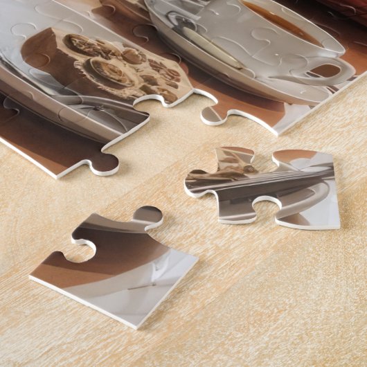 Katzen und Kaffee Puzzle (Seite)