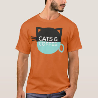 Katzen und Kaffee T-Shirt