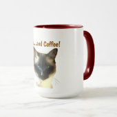 Katzen und Kaffee Tasse (VorderseiteRechts)