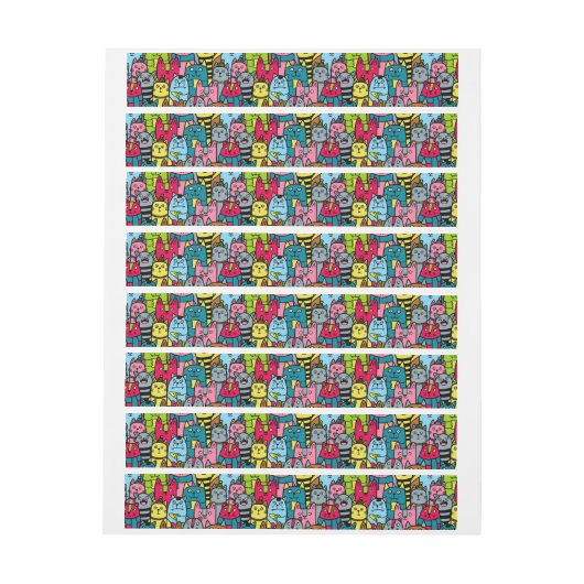 Katzen und Kätzchen (Bogen)