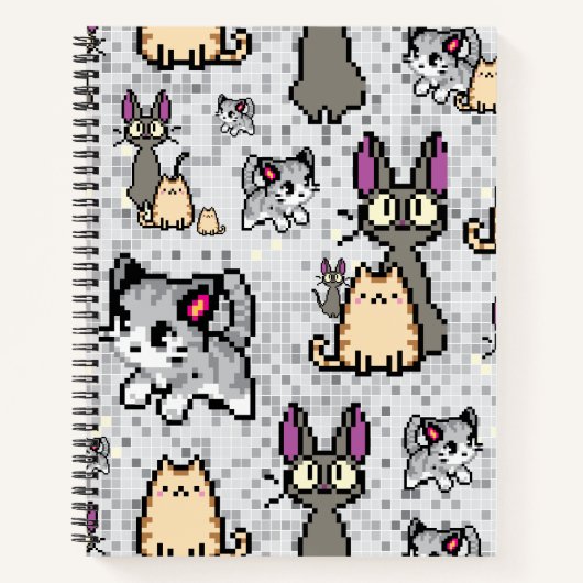 Katzen und Kätzchen 2 Notizblock (Vorderseite)