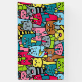 Katzen und Kätzchen Banner (Vertikal)