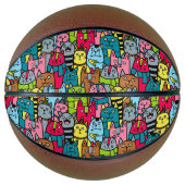 Katzen und Kätzchen Basketball (Vorderseite)