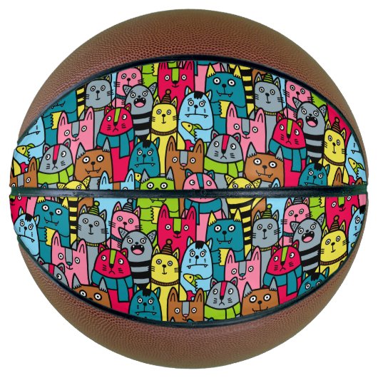 Katzen und Kätzchen Basketball (Vorderseite)