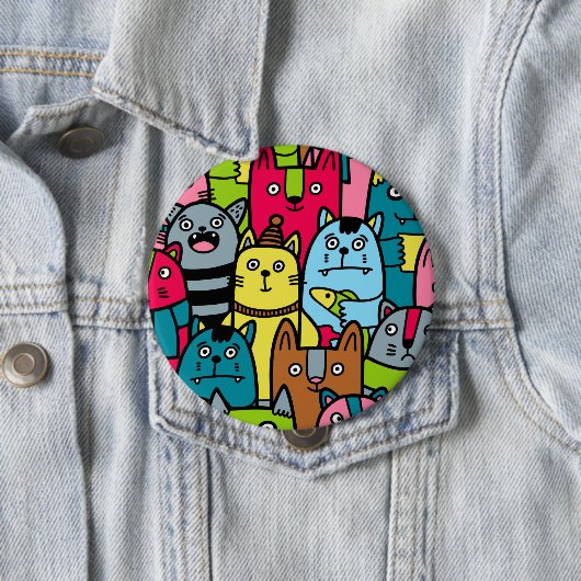 Katzen und Kätzchen Button (Beispiel)