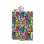 Katzen und Kätzchen Flachmann (Links)