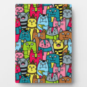 Katzen und Kätzchen Fotoplatte (Vorderseite)