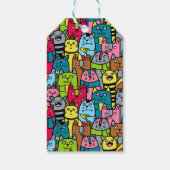 Katzen und Kätzchen Geschenkanhänger (Rückseite)