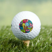 Katzen und Kätzchen Golfball (Insitu T-Shirt)