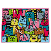 Katzen und Kätzchen Große Geschenktüte (Vorderseite)