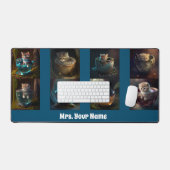 Katzen und Kätzchen in einem Teacup, Schreibtischunterlage (Tastatur & Maus)