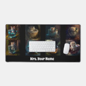 Katzen und Kätzchen in einem Teacup, Schreibtischunterlage (Tastatur & Maus)