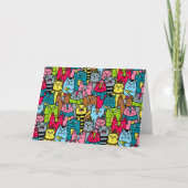 Katzen und Kätzchen Karte (Vorderseite)