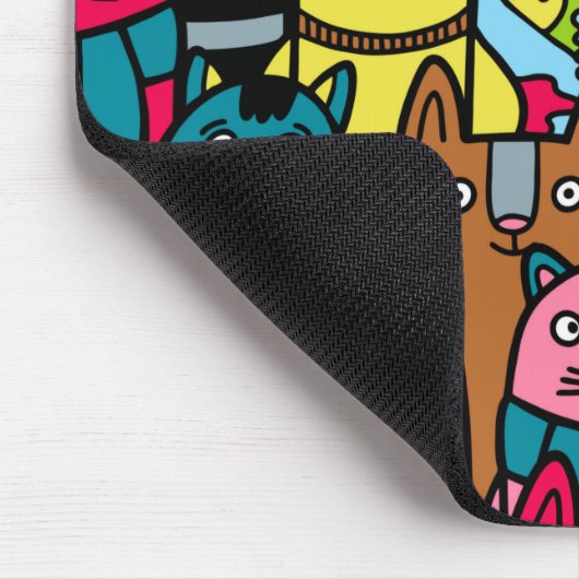 Katzen und Kätzchen Mousepad (Ecke)