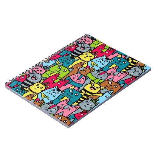 Katzen und Kätzchen Notizblock (Linke Seite)