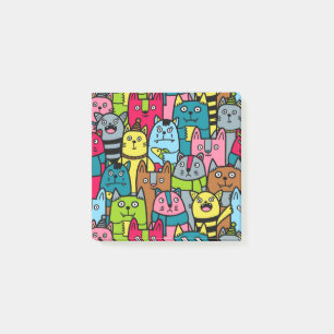 Katzen und Kätzchen Post-it Klebezettel