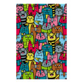 Katzen und Kätzchen Poster (Vorderseite)