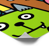 Katzen und Kätzchen Poster (Ecke)