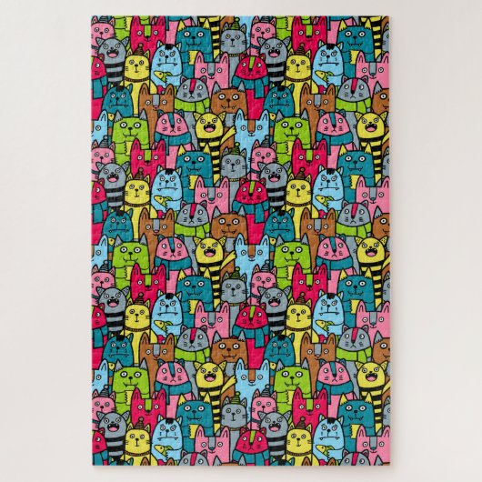 Katzen und Kätzchen Puzzle (Vertikal)