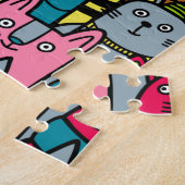 Katzen und Kätzchen Puzzle (Seite)