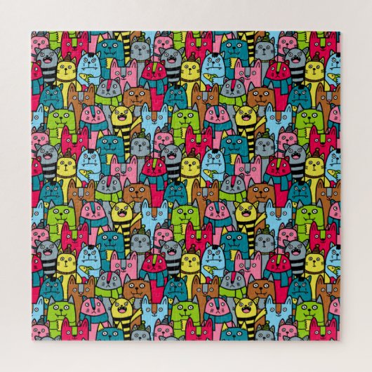 Katzen und Kätzchen Puzzle (Vertikal)