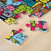 Katzen und Kätzchen Puzzle (Seite)