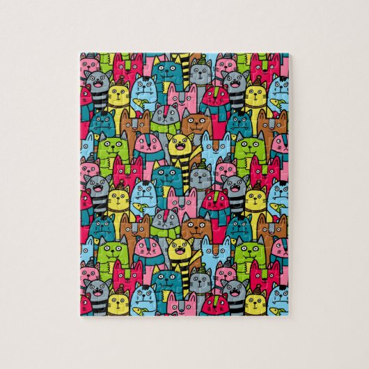 Katzen und Kätzchen Puzzle (Vertikal)