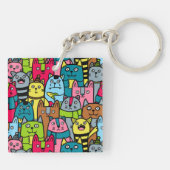 Katzen und Kätzchen Schlüsselanhänger (Rückseite)