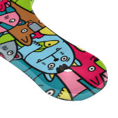 Katzen und Kätzchen Schneidebrett (Ecke)