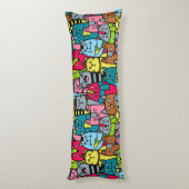 Katzen und Kätzchen Seitenschläferkissen (Rückseite (Vertikal))